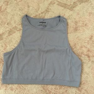Grarage blue Cropped Tank